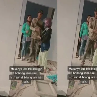 Kepergok Asyik Selingkuh dengan Pelakor, Kuli Bangunan Digerebek Istri