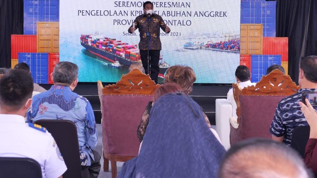 Wakil Ketua DPR RI Rachmat Gobel yakin Pelabuhan Anggrek akan menjadi lokomotif penggerak kemajuan masyarakat Gorontalo.