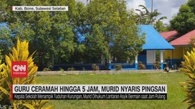 VIDEO: Guru Ceramah Hingga 5 Jam, Murid Nyaris Pingsan