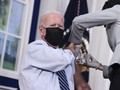 Biden Disuntik Booster Vaksin Covid Pakai Pfizer