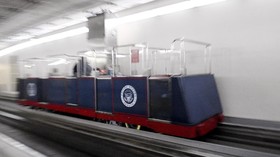 FOTO: Melongok Kereta Bawah Tanah Rahasia Washington