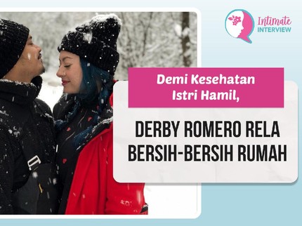 Demi Kesehatan Istri Hamil, Derby Romero Rela Bersih-bersih Rumah