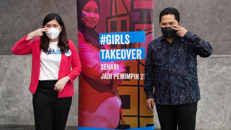 Sharon, finalis Girls Take Over terpilih menjadi pengganti Erick Thohir sebagai Menteri BUMN. Nah, masih ada kandidat lainnya lho. Penasaran?