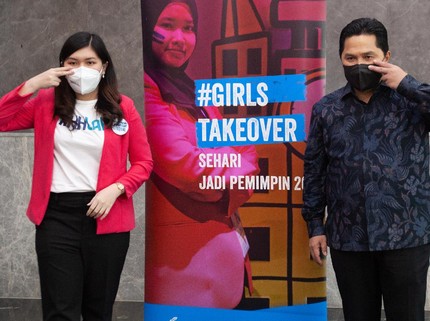 Siapa Sharon, Wanita 24 Tahun 'Pengganti' Erick Thohir di Kementerian BUMN