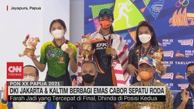 VIDEO: Final Cabor Sepatu Roda PON Papua