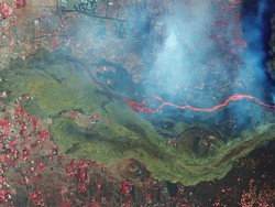 Penampakan Erupsi Gunung di Spanyol, Masih Semburkan Abu Vulkanik