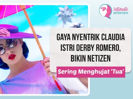 Gaya Nyentrik Claudia Istri Derby Romero, Bikin Netizen Sering Menghujat 'Tua'