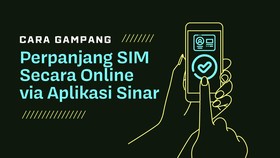 INFOGRAFIS: Cara Gampang Perpanjang SIM via Aplikasi Sinar