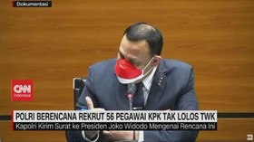 VIDEO: Polri Berencana Rekrut 56 Pegawai KPK Tak Lolos TWK