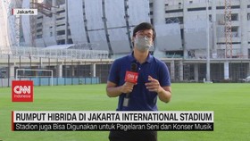 VIDEO: Rumput Hibrida di Jakarta International Stadium
