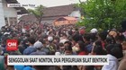 VIDEO: Senggolan Saat Nonton, Dua Perguruan Silat Bentrok