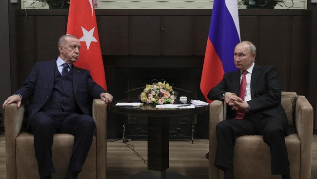 Presiden Turki Recep Tayyip Erdogan meminta Presiden Rusia Vladimir Putin membersihkan pasukan Kurdi dari Suriah Utara.