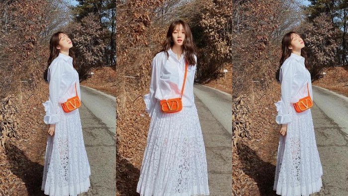 Tampil Stylish dengan Busana Lace ala Seleb Korea, Ada Idola Favoritmu Nggak Nih?
