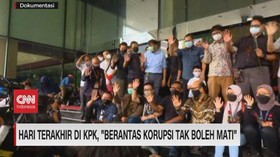 VIDEO: Hari Terakhir di KPK, Berantas Korupsi Tak Boleh Mati