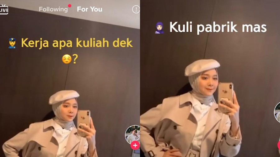Kisah viral wanita Tegal yang bekerja sebagai kuli pabrik di Korea.