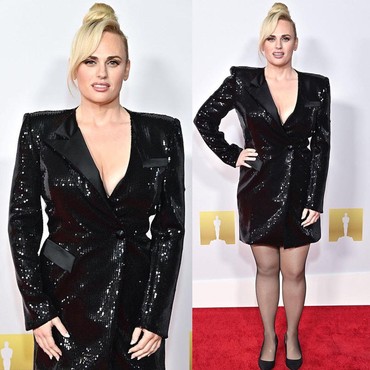 Makin Singset dan Tirus, Rebel Wilson Tambah Pede Pakai Gaun Terbuka