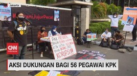 VIDEO: Aksi Dukungan Bagi 56 Pegawai KPK