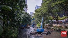Pemprov DKI Rutin Garap Rehabilitasi Infrastruktur Pengendalian Banjir