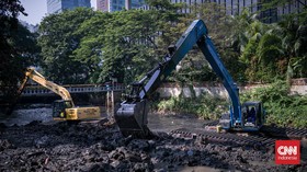 FOTO: Pengerukan Lumpur Antisipasi Banjir
