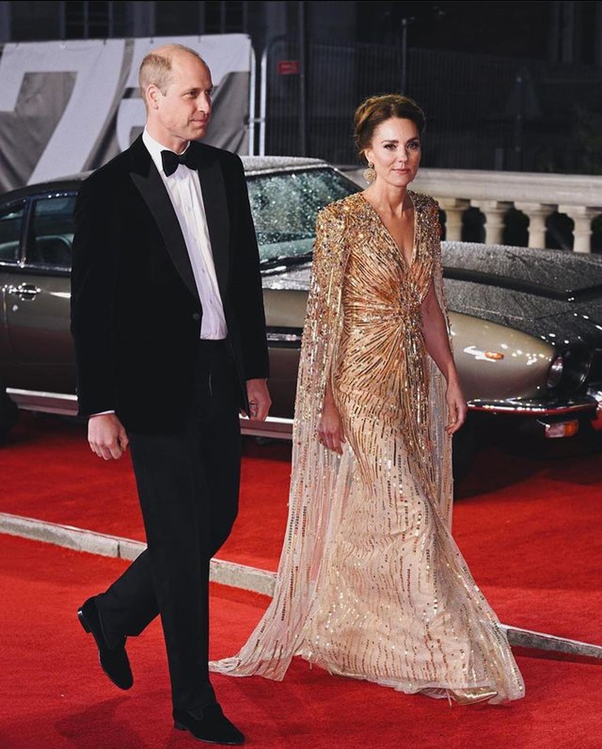 Potret Keluarga Kerajaan Inggris Saat Hadiri Premier Film James Bond 'No Time to Die'