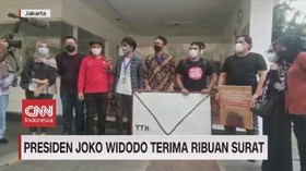VIDEO: Presiden Joko Widodo Terima Ribuan Surat