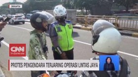 VIDEO: Protes Pengendara Terjaring Operasi Lintas Jaya