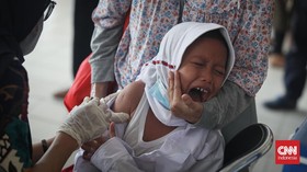 Kemenkes Akui Sulit Eliminasi Penyakit Campak di RI pada 2023