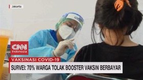 VIDEO: Survei: 70 Persen Warga Tolak Booster Vaksin Berbayar
