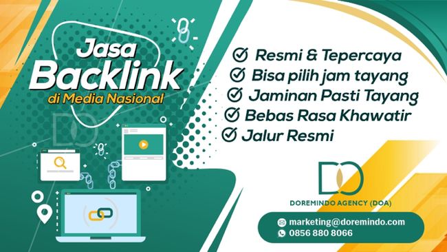 Percayakan Jasa Backlink Premium Hanya di Doremindo Ingin website milikmu banyak dikunjungi dan dikenal masyarakat luas?