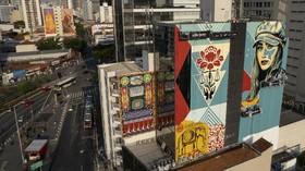 FOTO: Mural-mural Raksasa Pengindah Horizon Sao Paulo