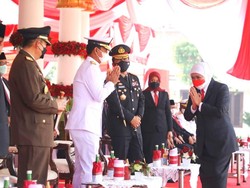 Khofifah: Hari Kesaktian Pancasila Momentum Bangkit dari Pandemi COVID-19