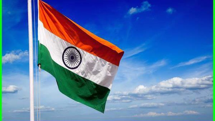 Ilustrasi Bendera India. AP/