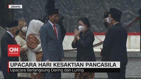 VIDEO: Jokowi Upacara Hari Kesaktian Pancasila