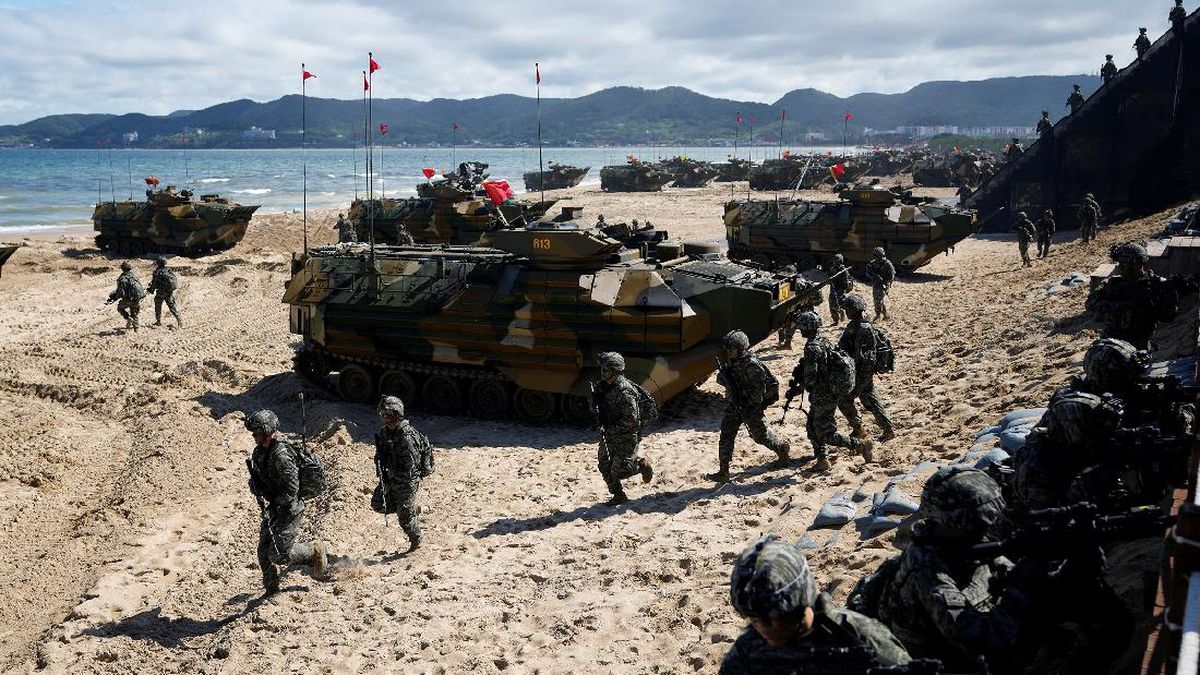 AS-Korsel Simulasi Perang Waspada Taktik Baru Tentara Korut di Ukraina