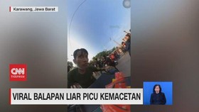VIDEO: Viral Balapan Liar Picu Kemacetan
