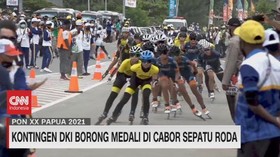 VIDEO: Kontingen DKI Borong Medali di Cabor Sepatu Roda