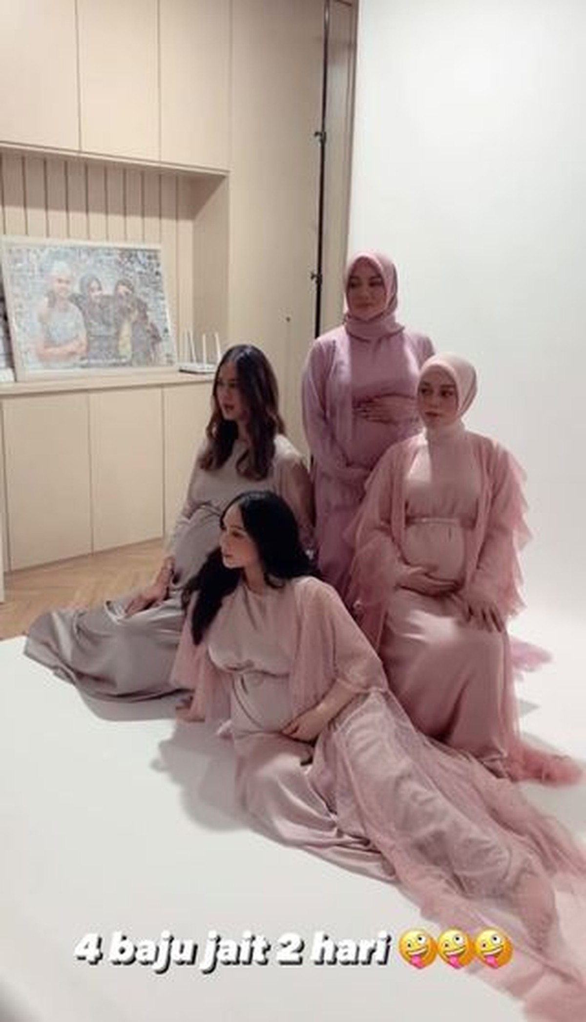 Pemotretan 4 Bumil Cantik Pamer Baby Bump&comma; Perut Lesti Kejora Disorot