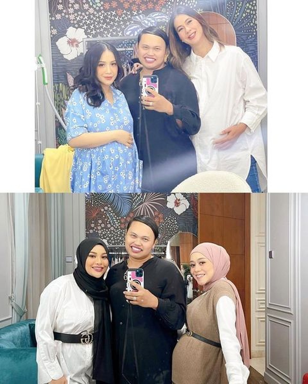 Pemotretan 4 Bumil Cantik Pamer Baby Bump&comma; Perut Lesti Kejora Disorot