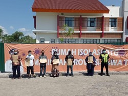 Potret Wisuda Terakhir 6 Orang, RS Darurat Bangkalan Kini Zero Pasien COVID