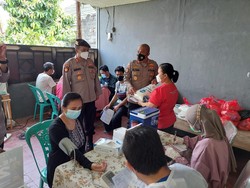 Polisi: Vaksinasi Merdeka Aglomerasi di Pondok Gede Sudah 85 Persen