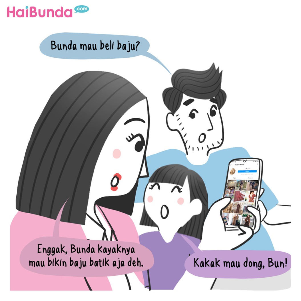 Komik Batik Cantik dari Bunda