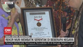VIDEO: Rekor MURI Membatik Serentak di Beberapa Negara