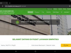 Login SIMPATIKA Kemenag 2021 untuk Cek Tunjungan Insentif Guru Madrasah Non PNS