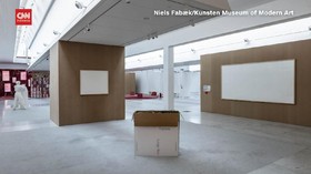 VIDEO: Seniman Denmark Kirim Kanvas Kosong ke Museum