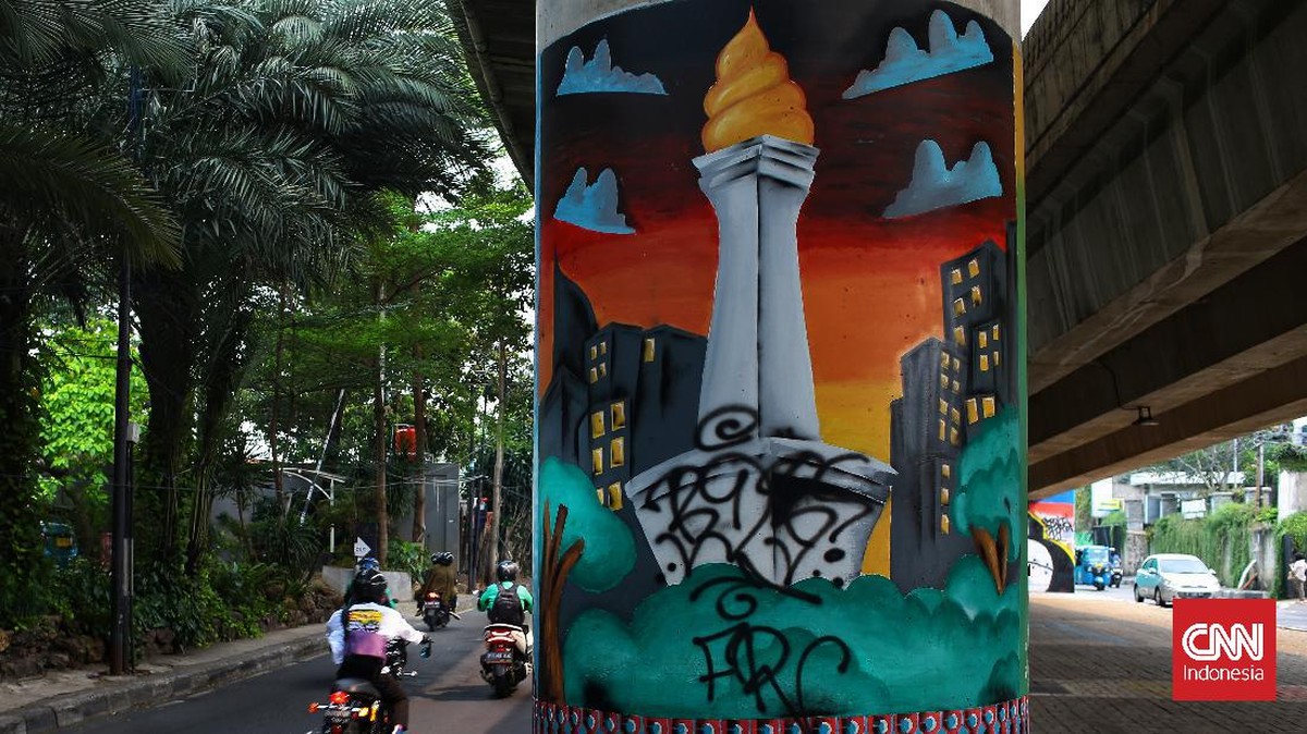 FOTO: Mural Yang Tersisa Usai Gelombang Penghapusan