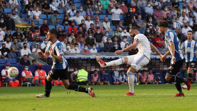 Real Madrid merasakan kekalahan pertama di Liga Spanyol musim ini setelah ditekuk Espanyol di Stadion RCDE, Minggu (3/10).