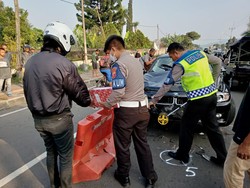 Polisi Pastikan Pengemudi BMW Tabrak 4 Motor di Bogor Tak Terpengaruh Alkohol