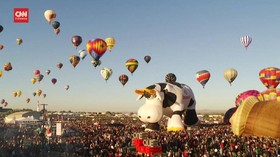 VIDEO: 2 Tahun Absen, Festival Balon New Mexico Digelar Lagi