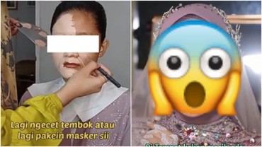 Foundation Disebut Mirip Cat Tembok, Hasil Makeup Pengantin Bikin Syok