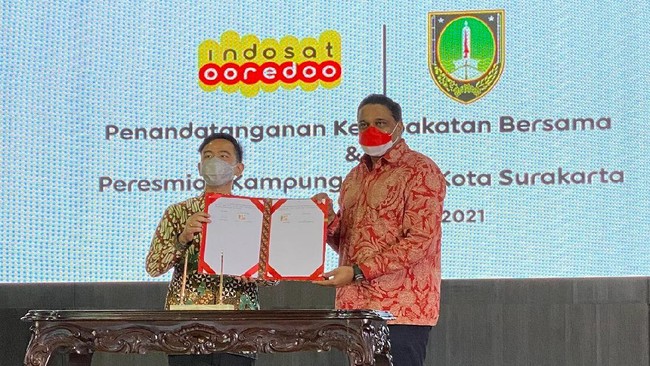 Indosat Ooredoo menghadirkan Kampung Digital di Solo dalam rangka memulihkan ekonomi masyarakat di kota tersebut.